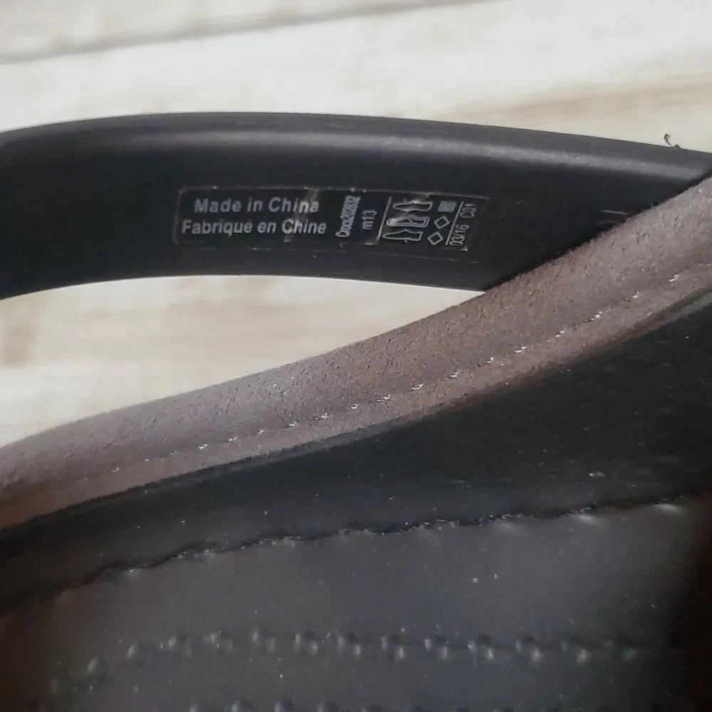 Crocs Mens Citilane Dual Comfort Clogs Charcoal Canvas Shoes 202832 Size 13‎
